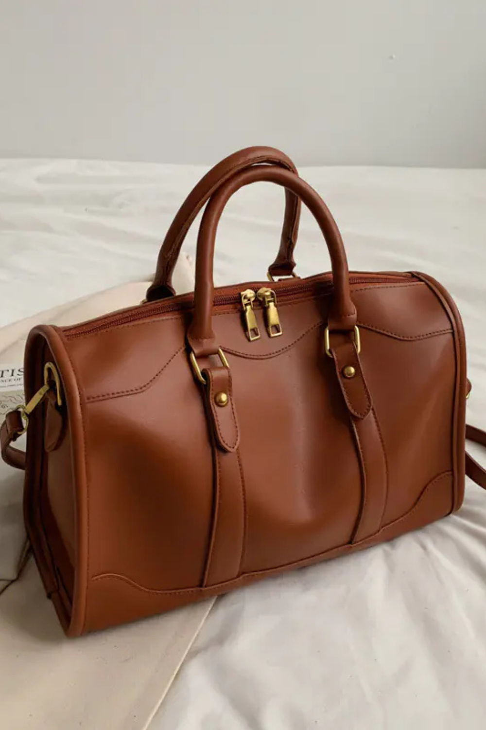 Premium Large Capacity Tote Bag - Structured Work & Travel Handbag with Phone Pocket