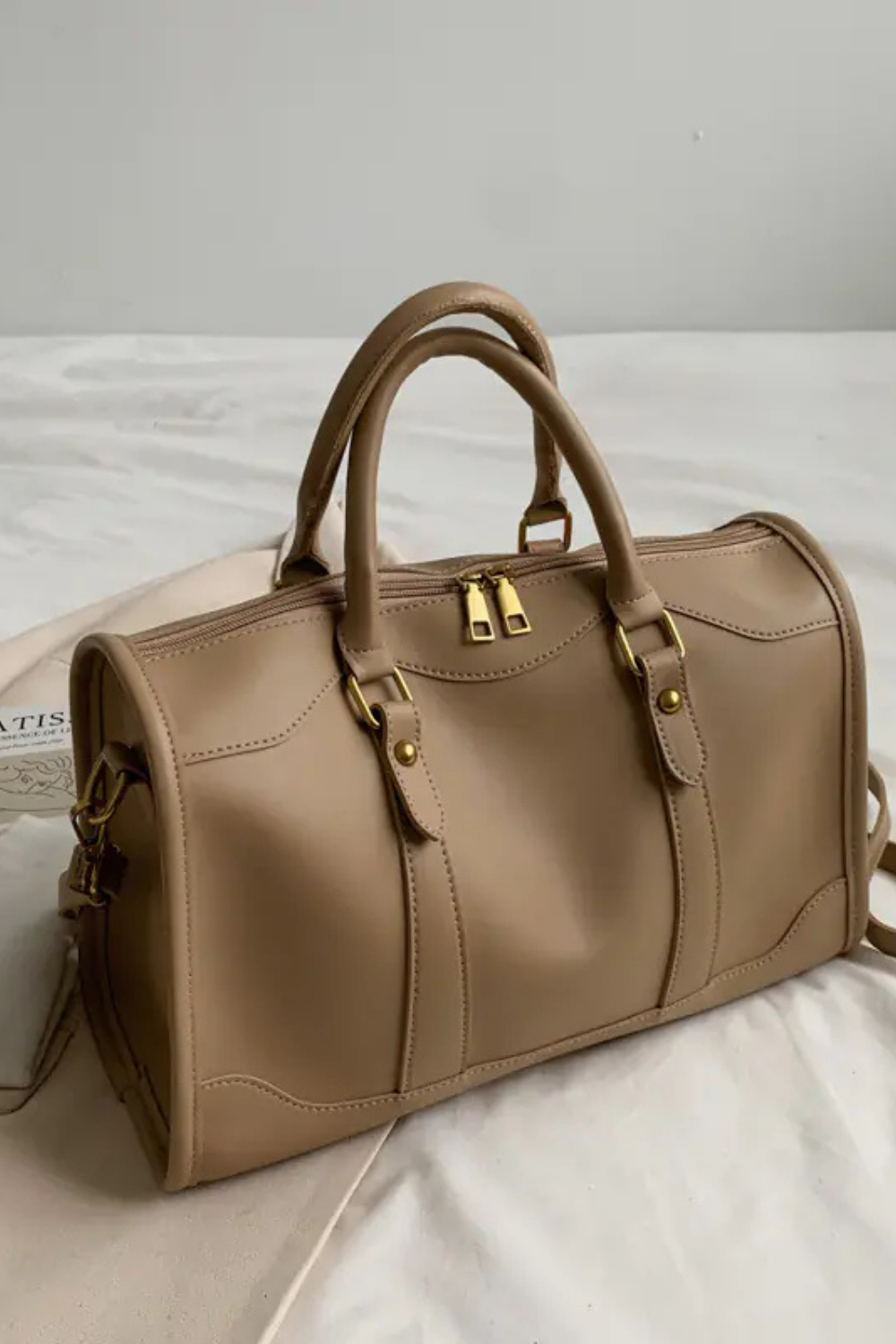 Premium Large Capacity Tote Bag - Structured Work & Travel Handbag with Phone Pocket