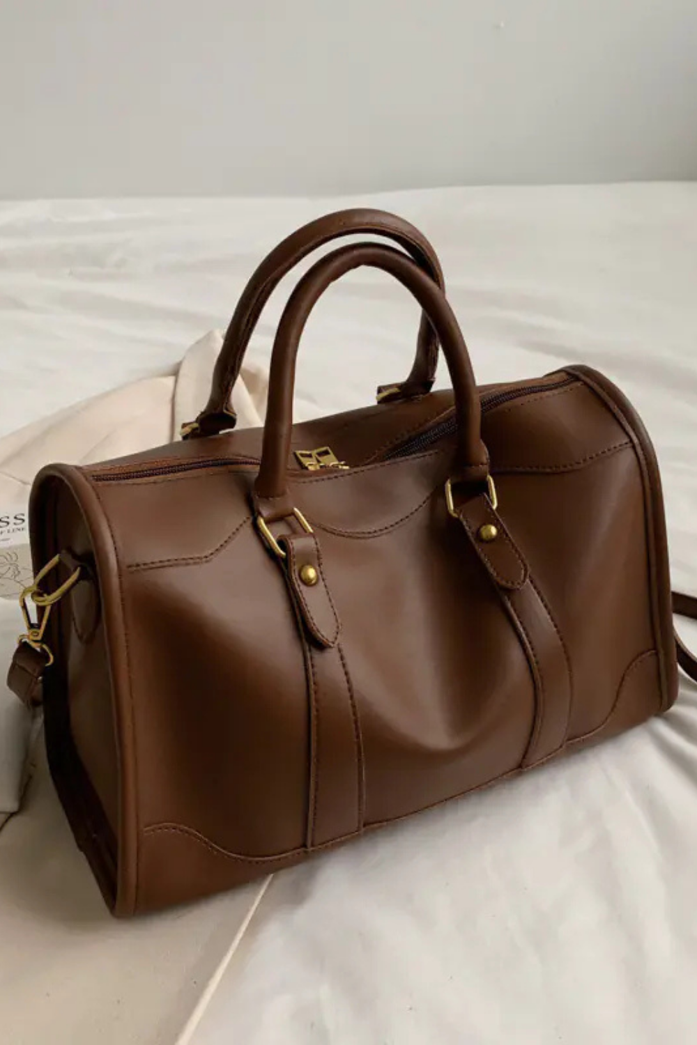 Premium Large Capacity Tote Bag - Structured Work & Travel Handbag with Phone Pocket