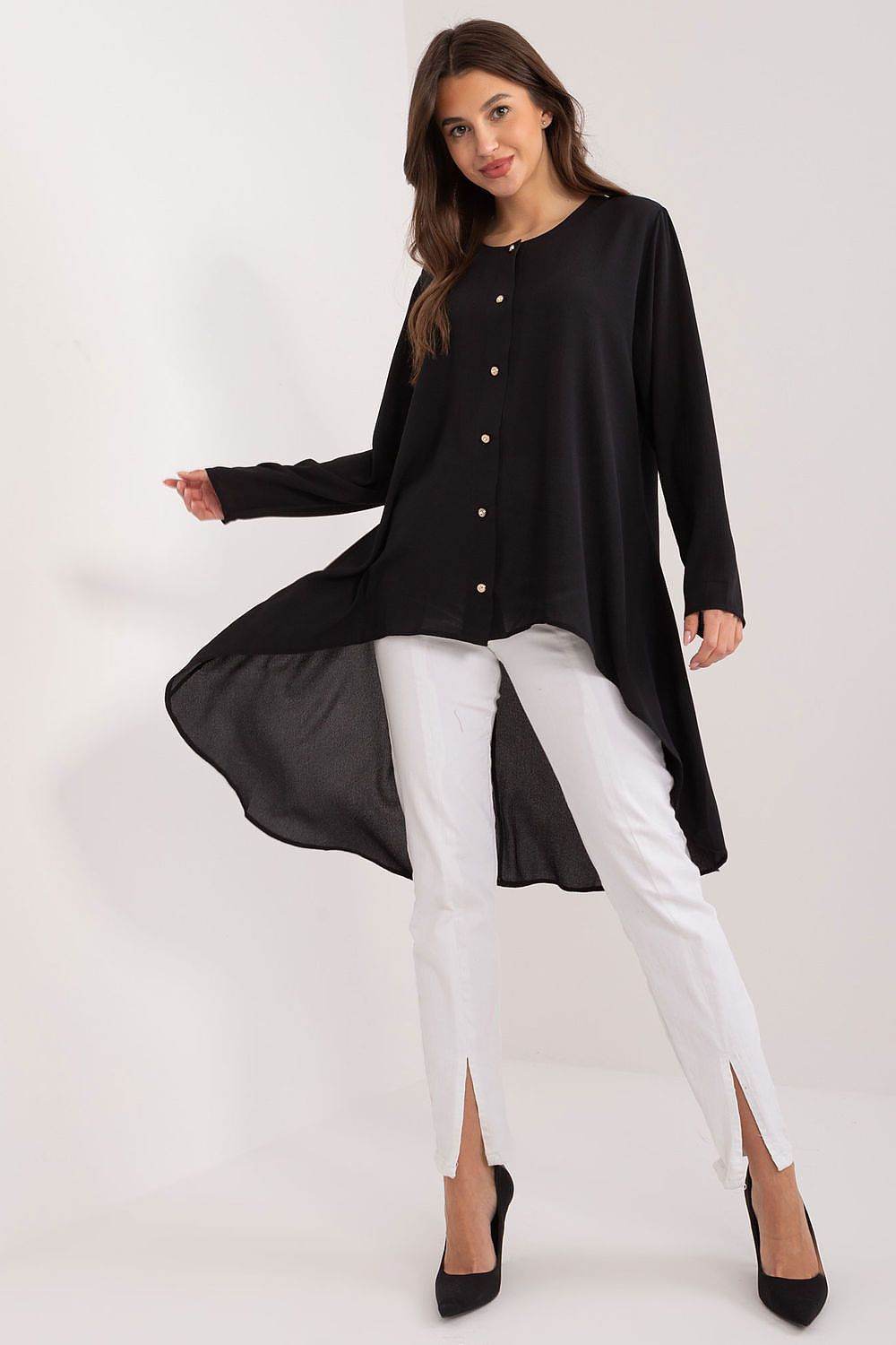 Elegant Long Sleeve Shirt Lakerta for Versatile Style - INDIEZ COUTURE