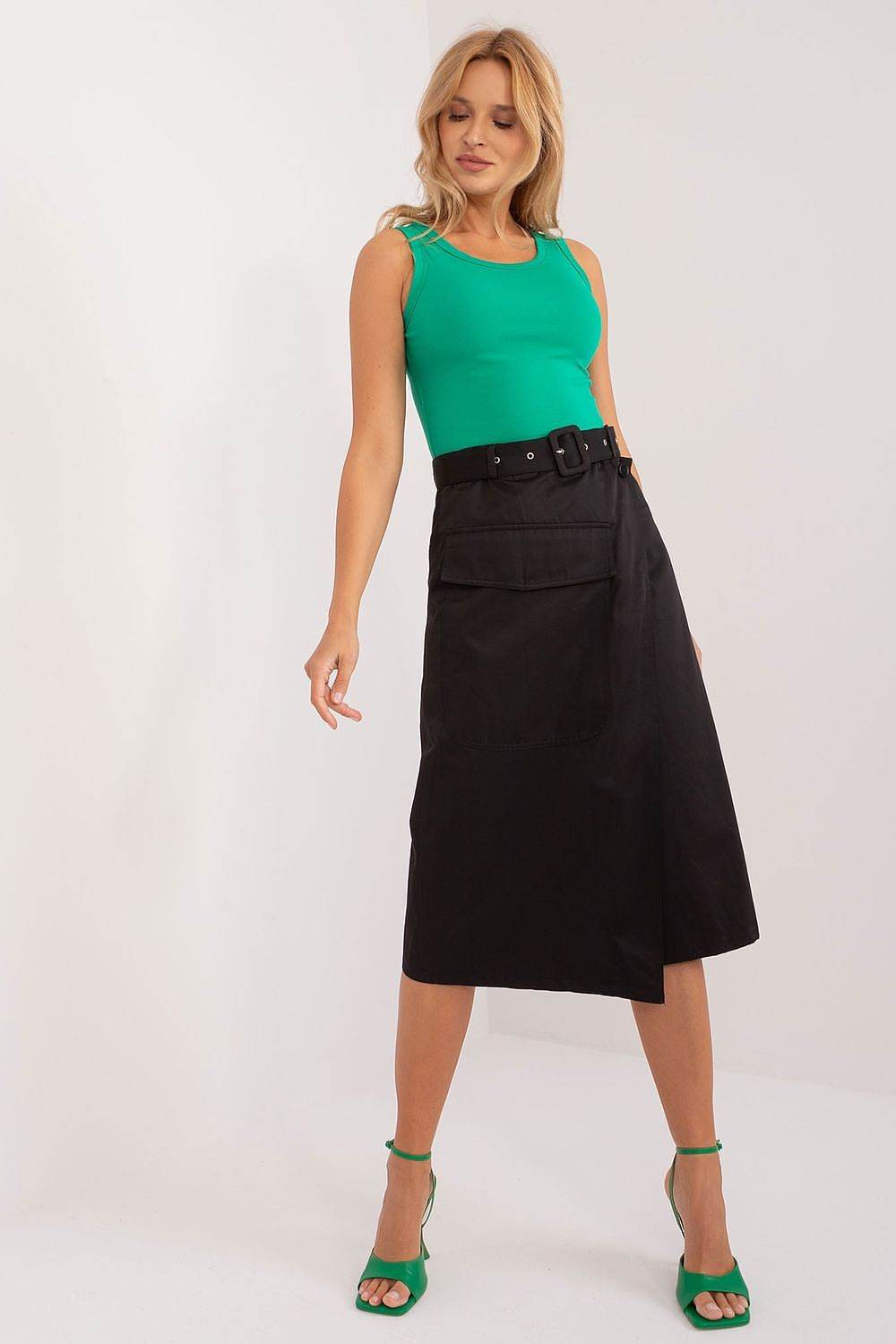 Envelope Front Cotton Skirt for Comfortable Wear - INDIEZ COUTURE