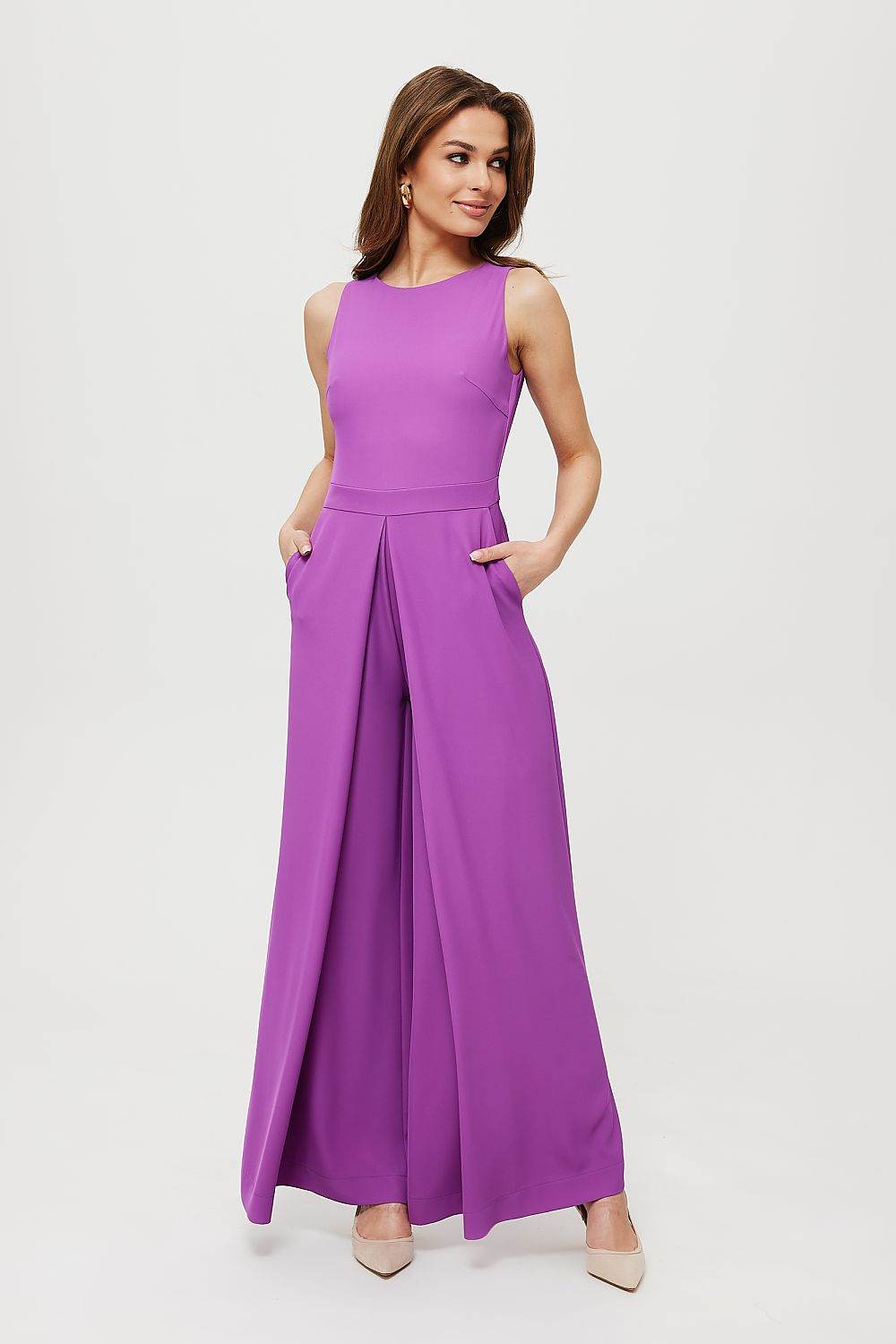 Elegant Sleeveless Jumpsuit for Effortless Style - INDIEZ COUTURE