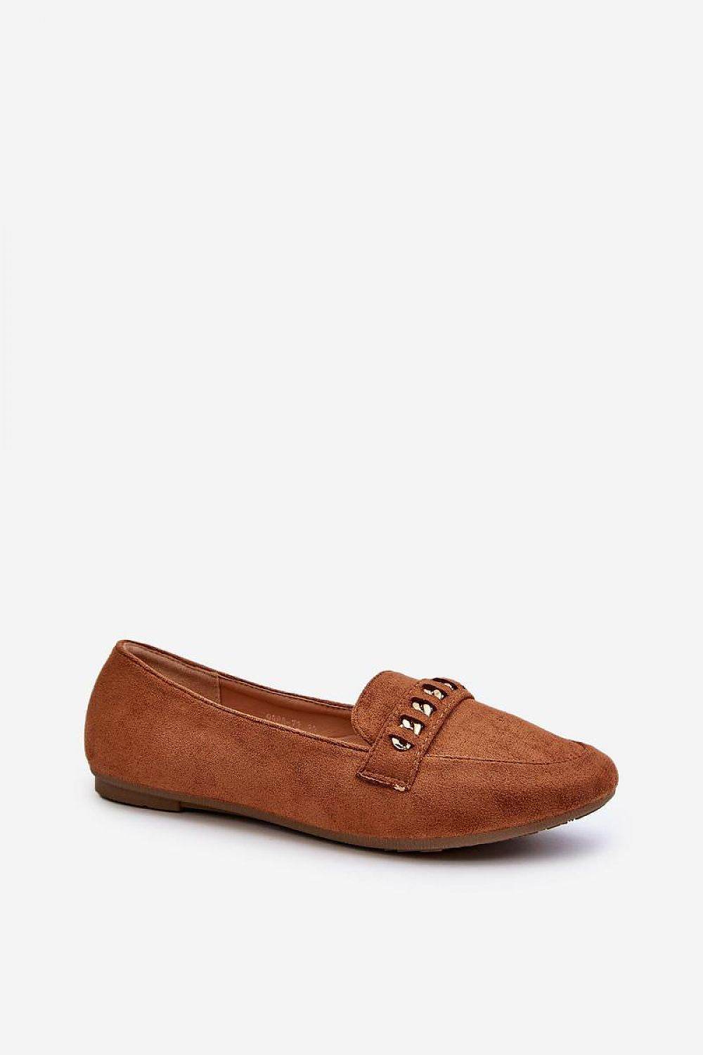 Eco-Suede Women's Moccasins with Chain Strap - INDIEZ COUTURE