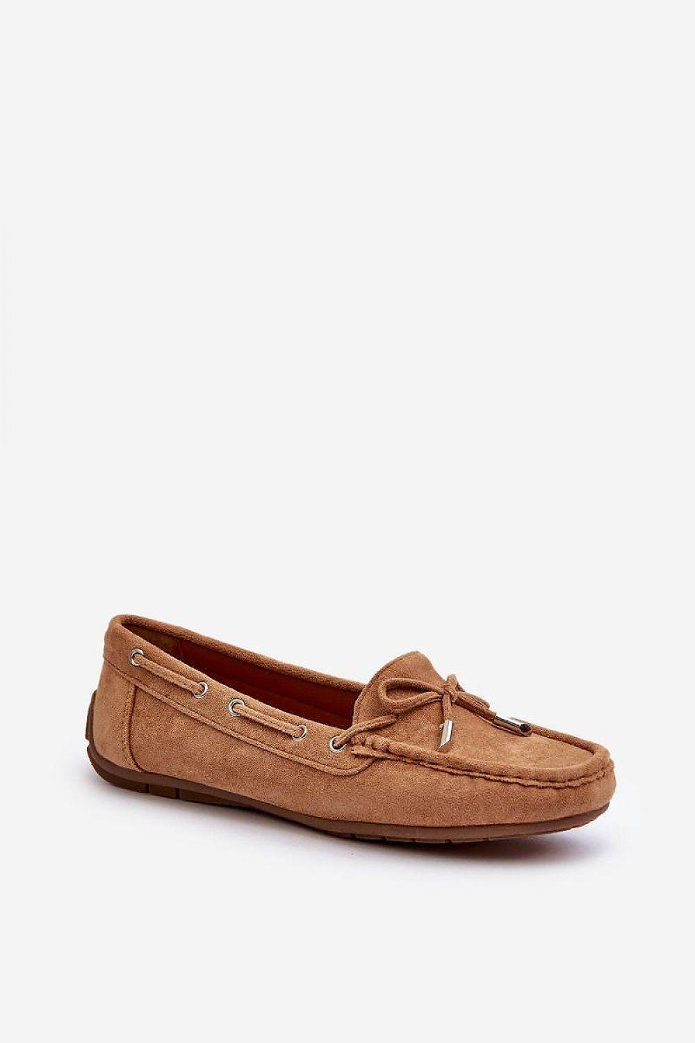 Eco-Suede Women's Moccasins with Decorative Bow - INDIEZ COUTURE