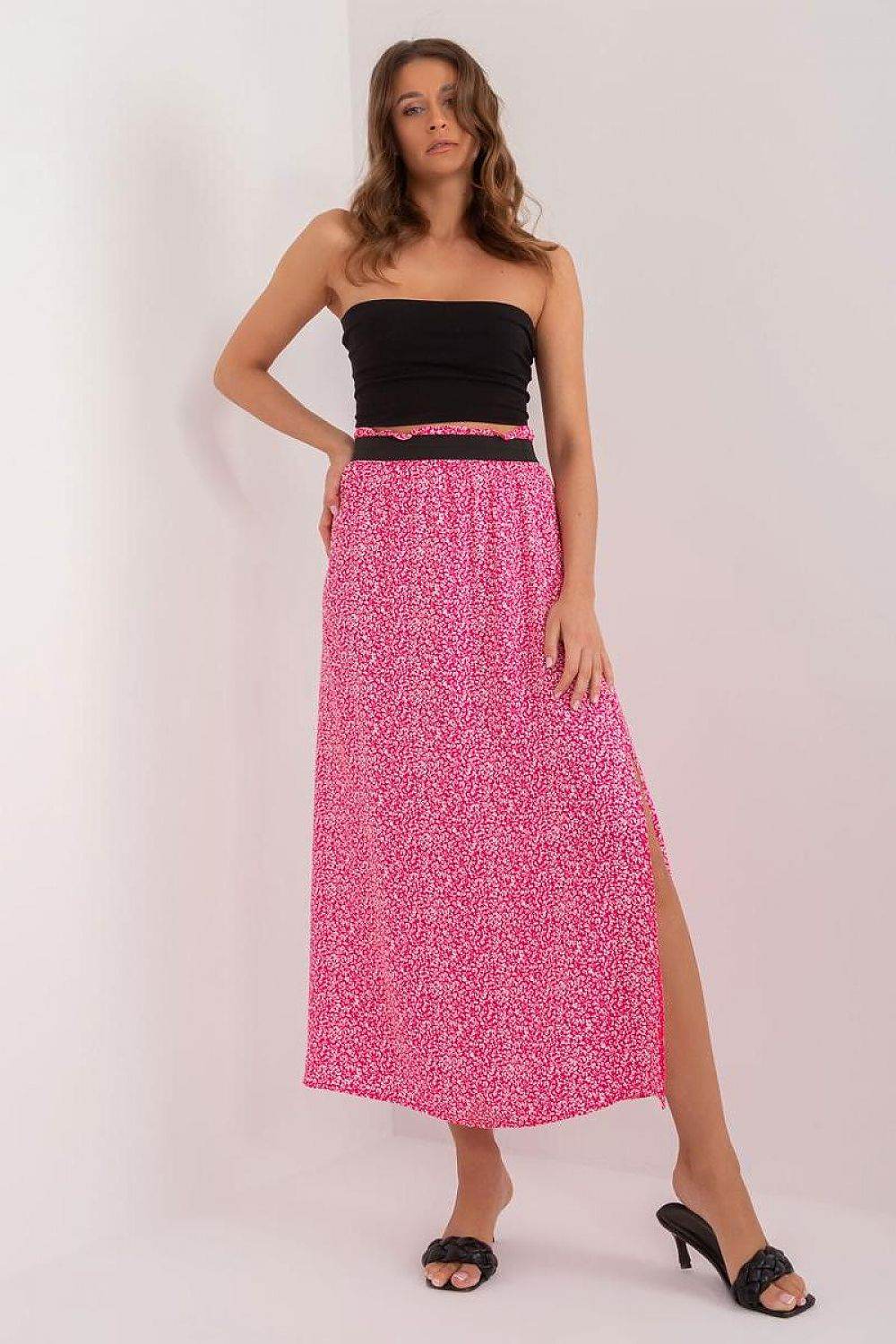 Lightweight Maxi Skirt with Animal Motif - INDIEZ COUTURE