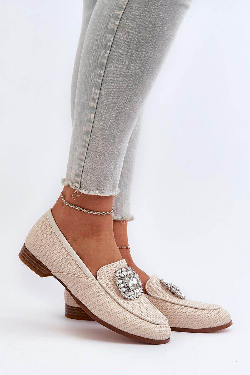 Elegant Women's Moccasins with Comfortable Flat Heel - INDIEZ COUTURE