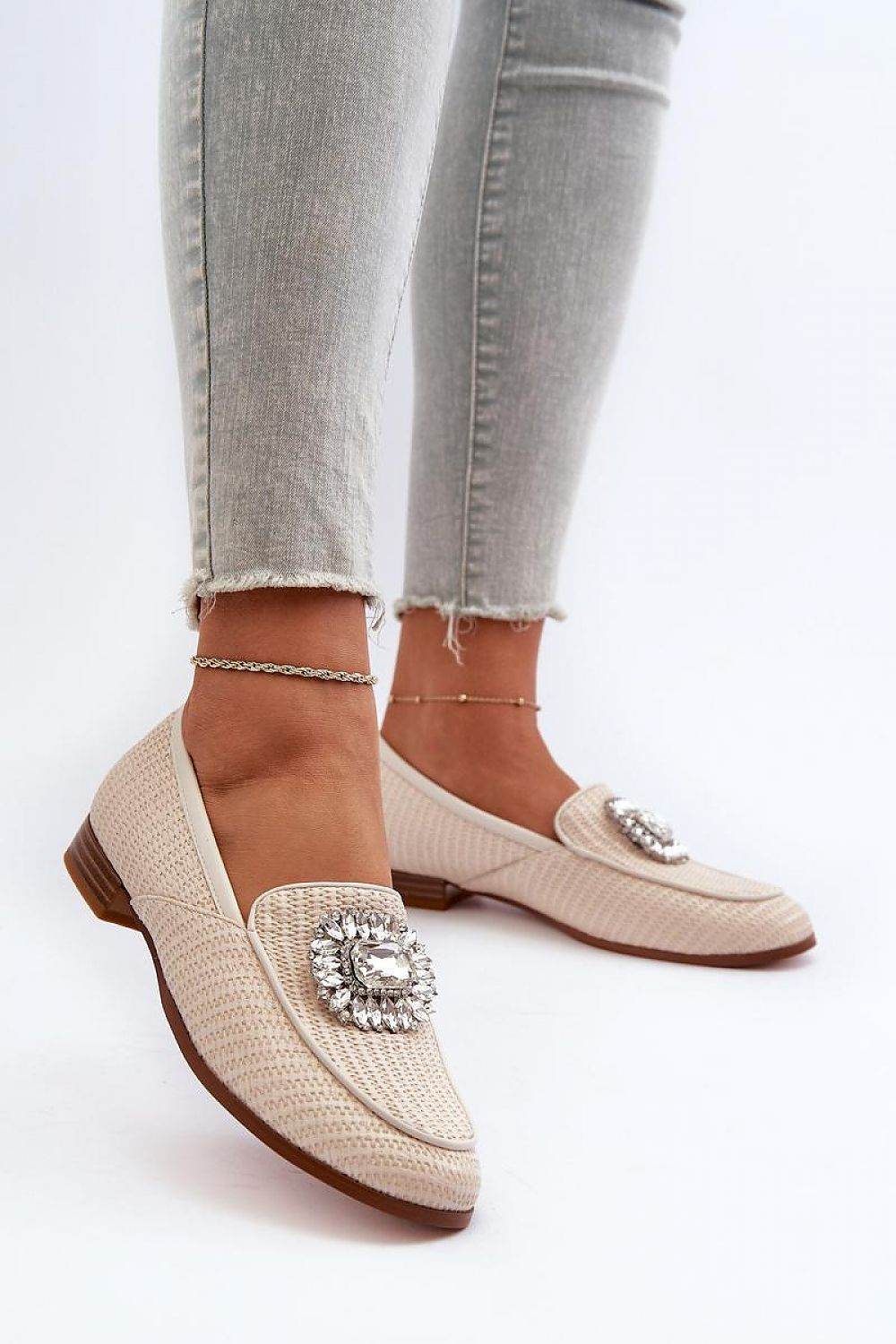 Elegant Women's Moccasins with Comfortable Flat Heel - INDIEZ COUTURE