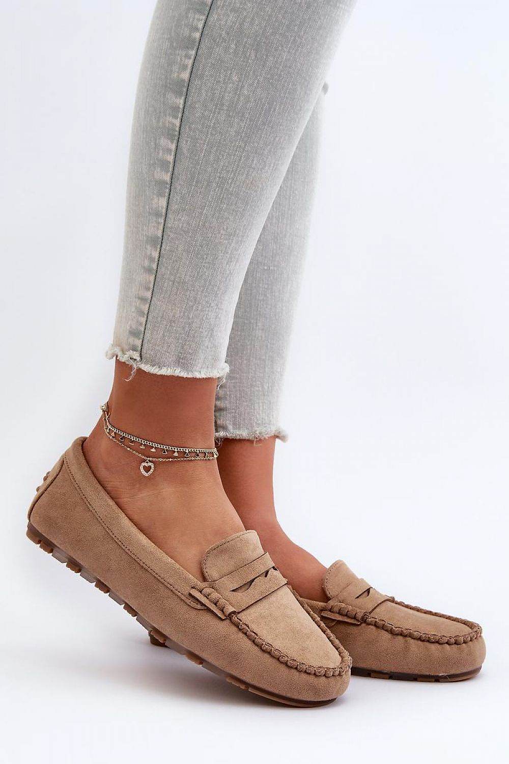 Eco-Suede Women's Moccasins with Charming Strap - INDIEZ COUTURE