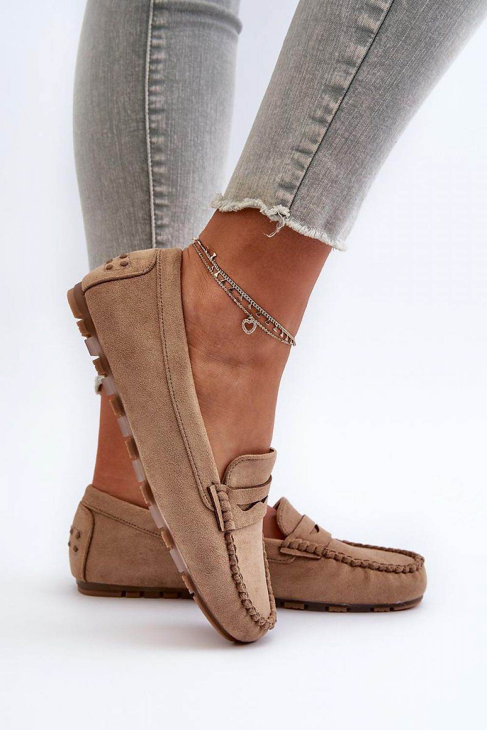 Eco-Suede Women's Moccasins with Charming Strap - INDIEZ COUTURE
