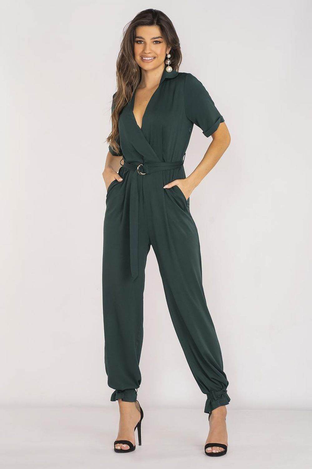 Stylish Summer Jumpsuit with Adjustable Waist Design - INDIEZ COUTURE