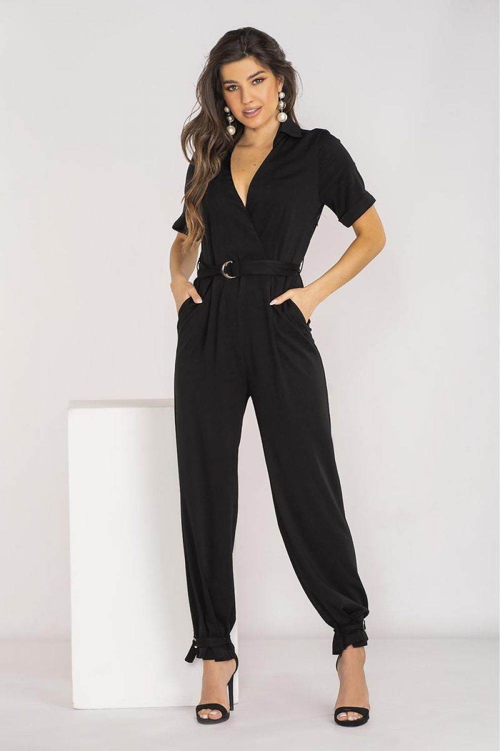 Stylish Summer Jumpsuit with Adjustable Waist Design - INDIEZ COUTURE