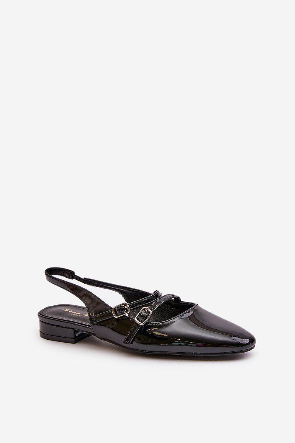 Eco-Leather Ballet Flats with Adjustable Straps - INDIEZ COUTURE