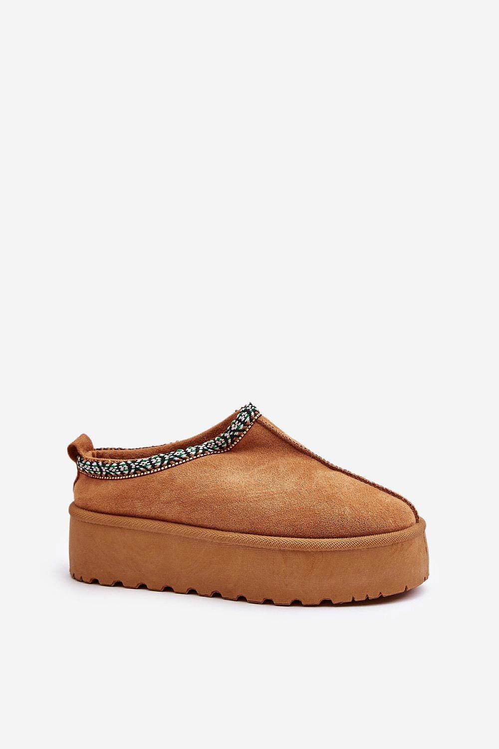 Fashionable Women's Platform Slippers with Embroidery - INDIEZ COUTURE