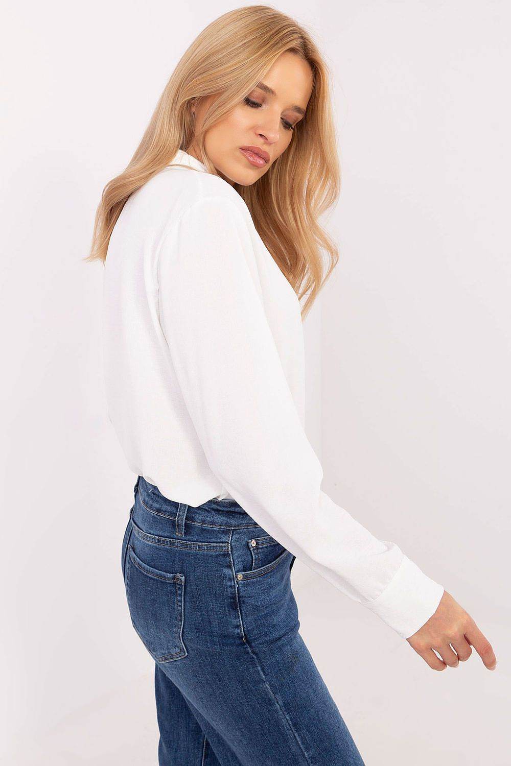 Elegant Long Sleeve Shirt with Classic Collar and Comfortable Fit - INDIEZ COUTURE