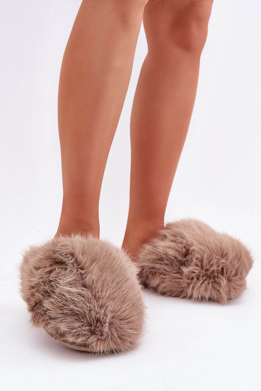 Stylish Slippers with Thick Fur Comfort - INDIEZ COUTURE