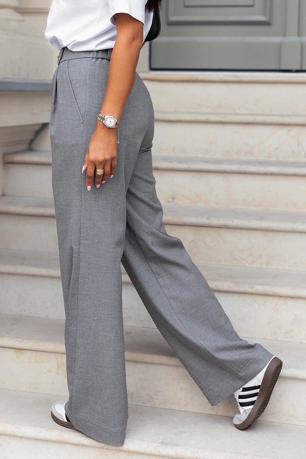 Classic Feminine Trousers IVON with High-Quality Material - INDIEZ COUTURE