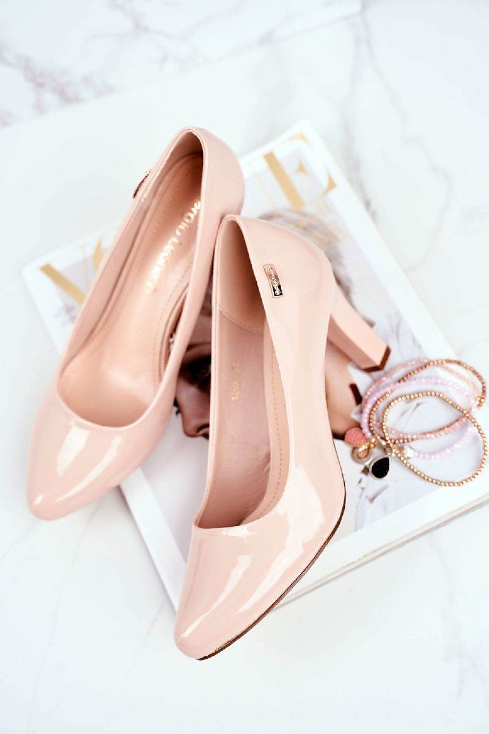 Elegant Block Heel Pumps with Luxurious Comfort - INDIEZ COUTURE