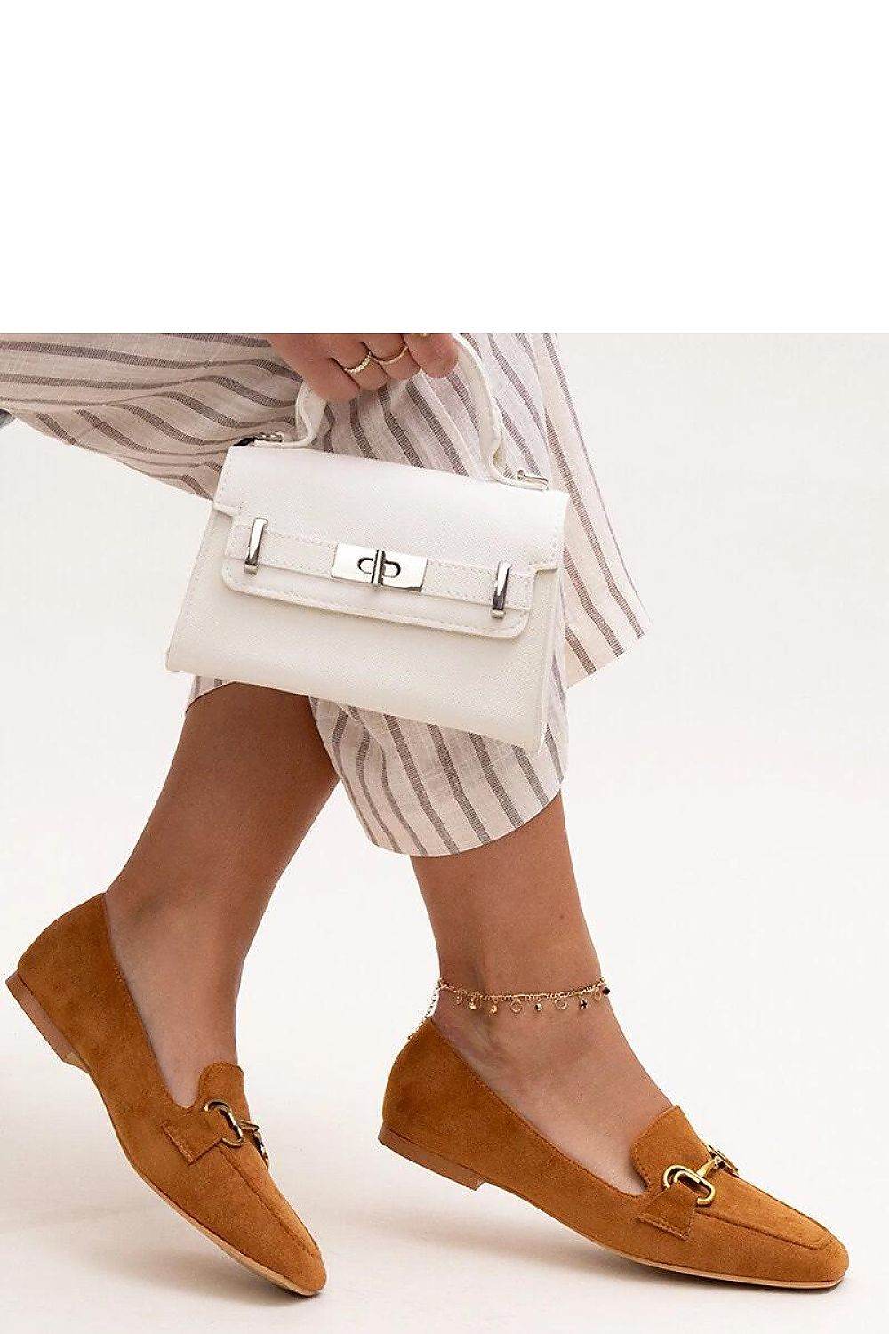 Brown Zamari Moccasins with Buckle for Women - INDIEZ COUTURE