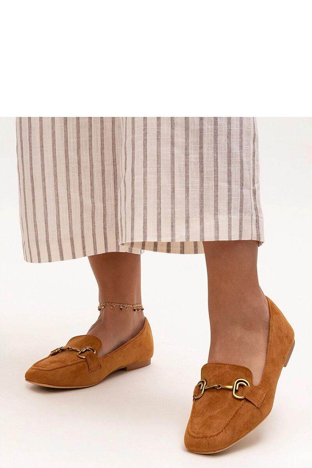 Brown Zamari Moccasins with Buckle for Women - INDIEZ COUTURE