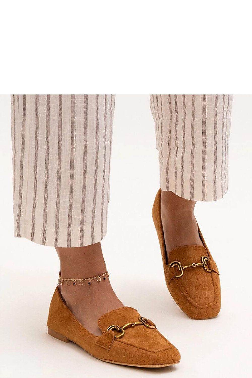 Brown Zamari Moccasins with Buckle for Women - INDIEZ COUTURE