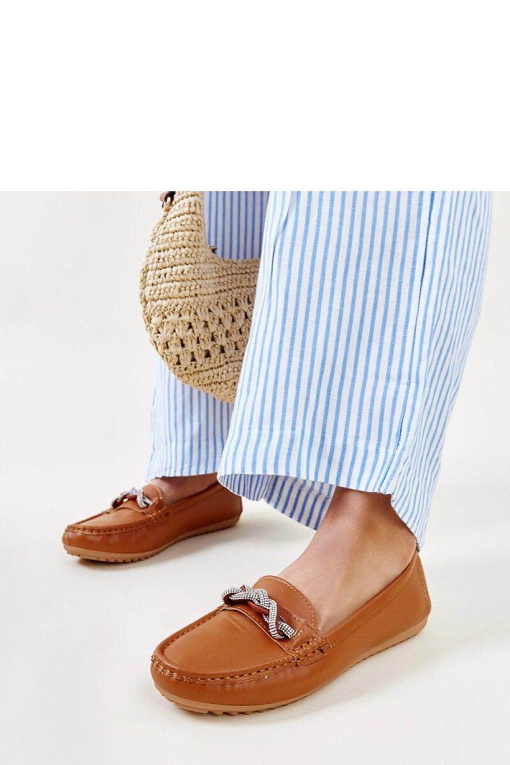 Brown Moccasins with Zircon Adornments for Style - INDIEZ COUTURE