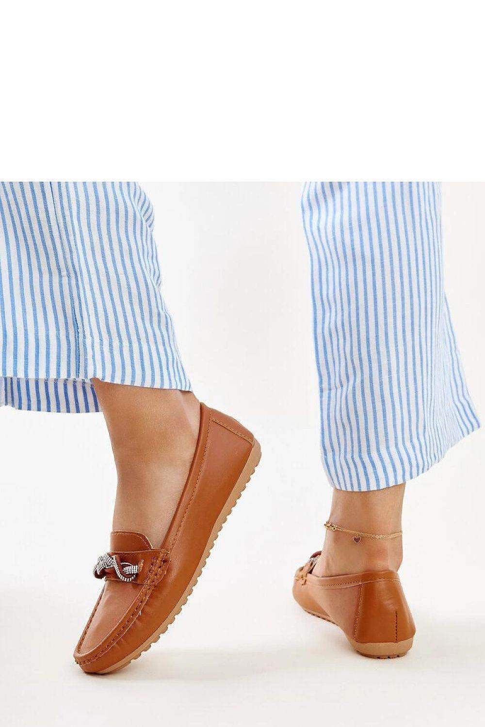 Brown Moccasins with Zircon Adornments for Style - INDIEZ COUTURE