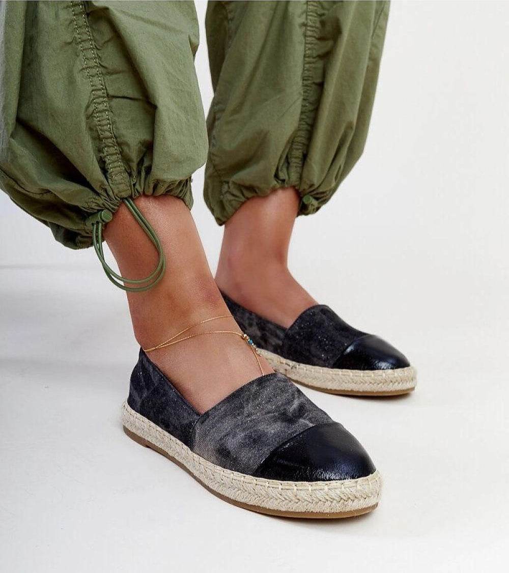 Surana Espadrilles with Innovative Blue-Silver Shine for Maximum Comfort - INDIEZ COUTURE