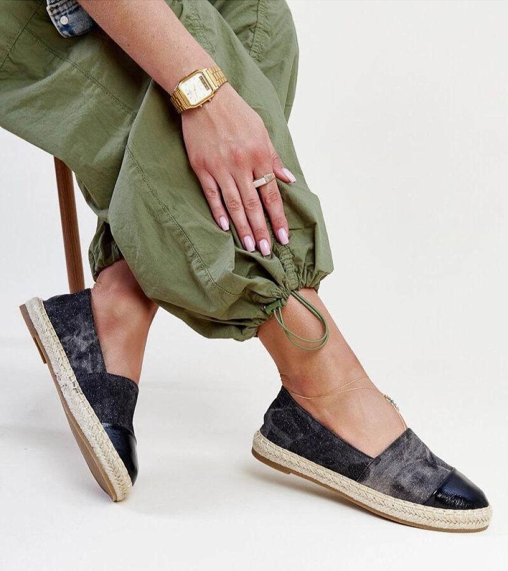 Surana Espadrilles with Innovative Blue-Silver Shine for Maximum Comfort - INDIEZ COUTURE