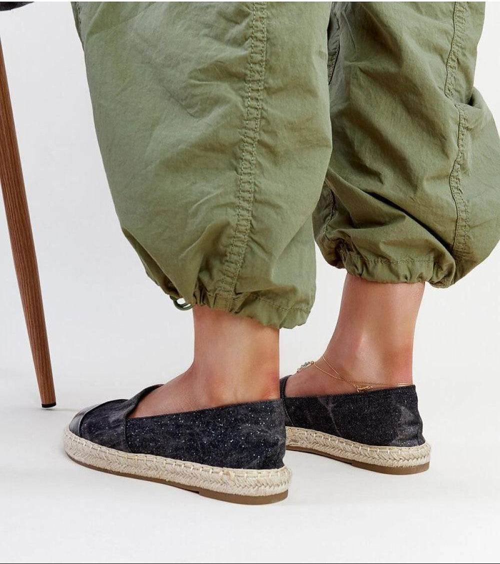 Surana Espadrilles with Innovative Blue-Silver Shine for Maximum Comfort - INDIEZ COUTURE