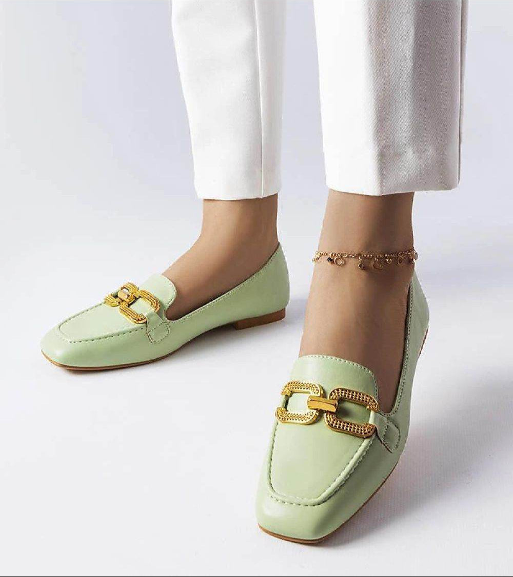 Elegant Black Moccasins with Buckle Detail - INDIEZ COUTURE