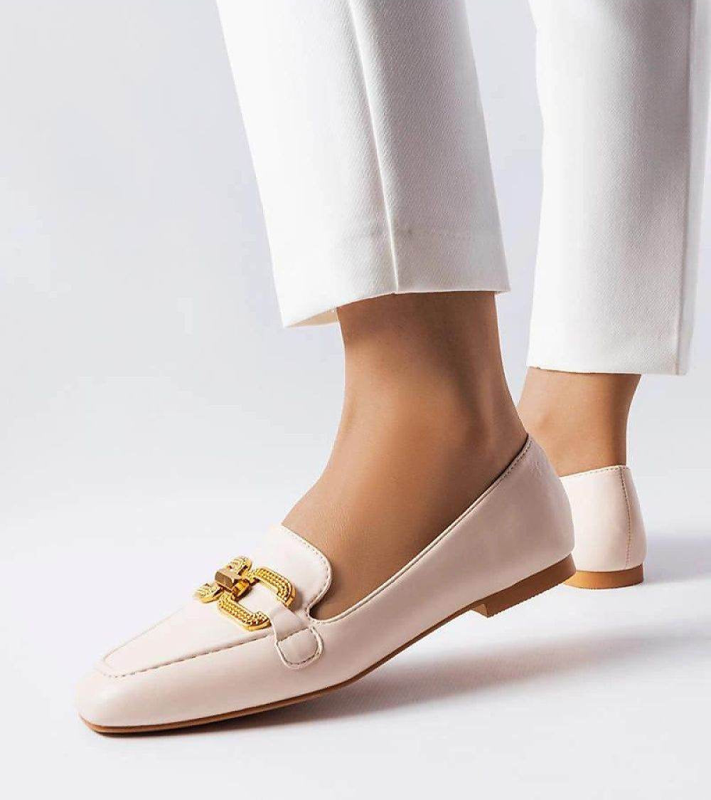 Elegant Black Moccasins with Buckle Detail - INDIEZ COUTURE