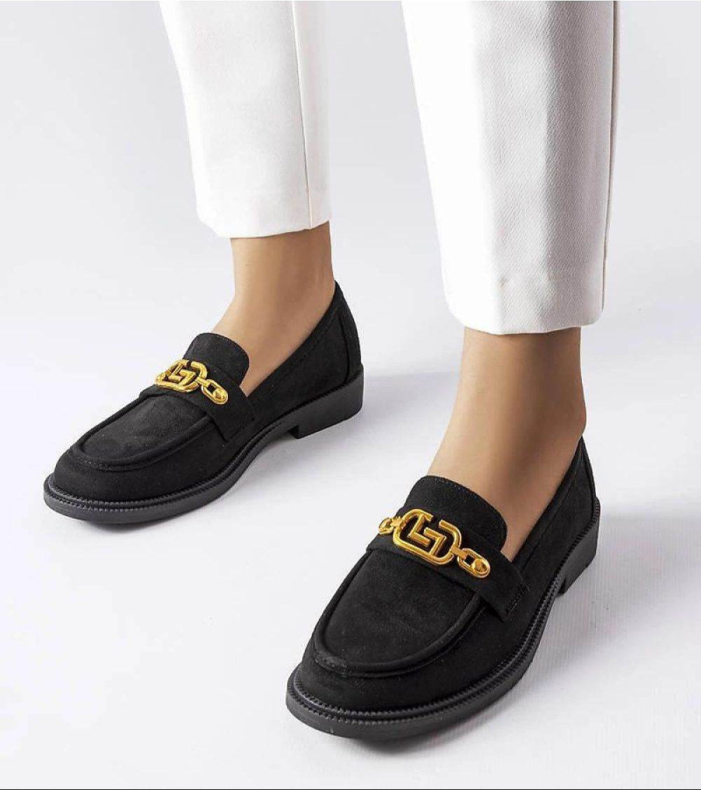 Elegant Eco-Friendly Suede Moccasins with Ouellet Decoration - INDIEZ COUTURE