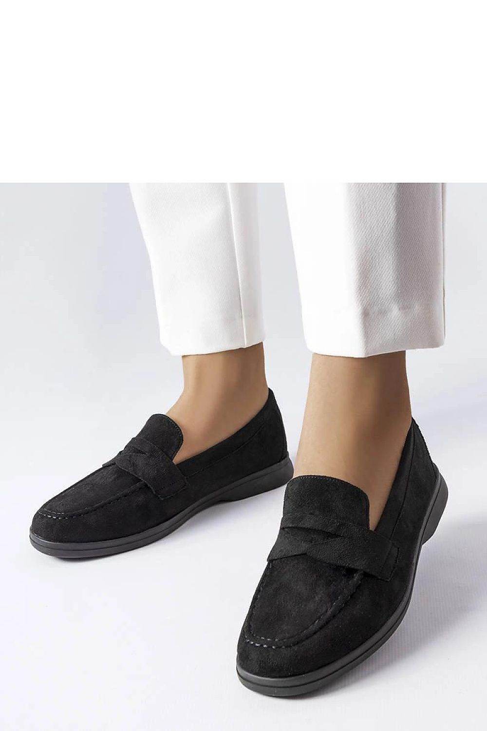 Elegant Black Eco-Suede Moccasins for Women - INDIEZ COUTURE