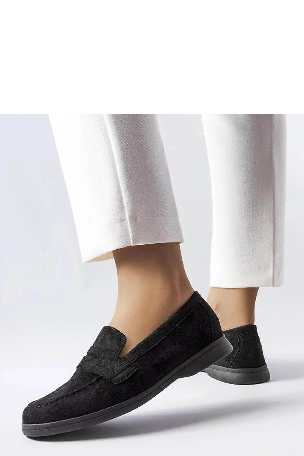 Elegant Black Eco-Suede Moccasins for Women - INDIEZ COUTURE