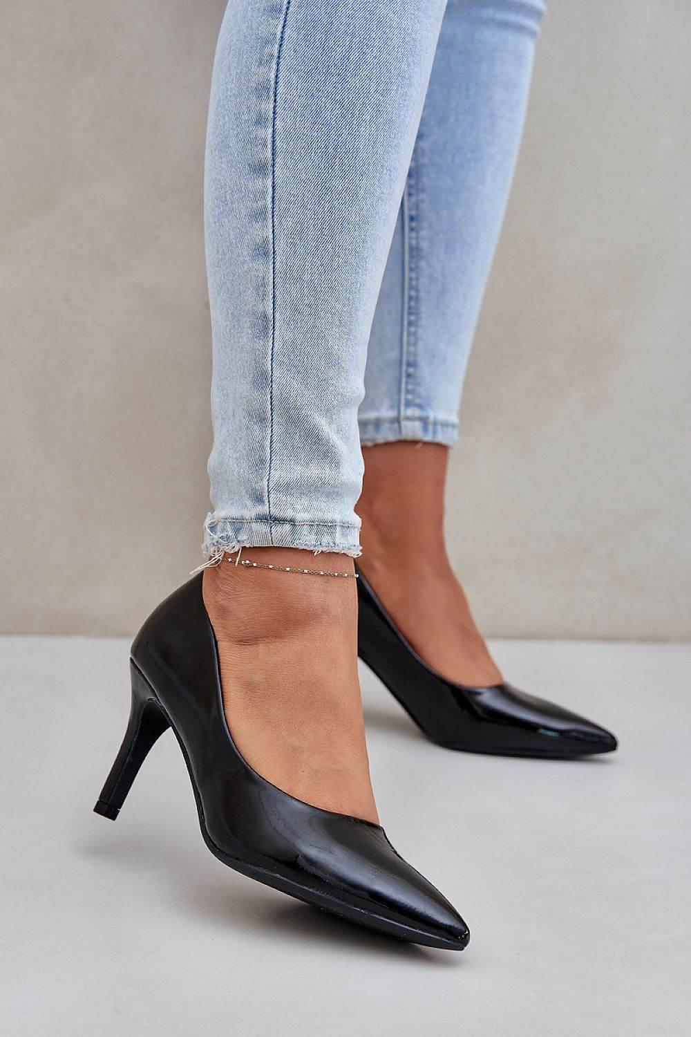 Elegant Eco Leather High Heels with Pointed Toes - INDIEZ COUTURE