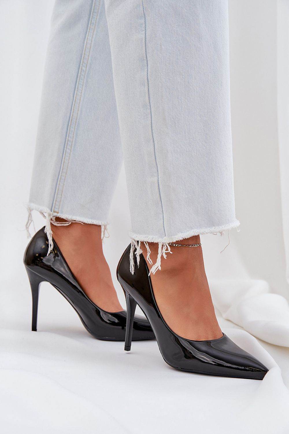 Elegant Patent Leather High Heels for Any Occasion - INDIEZ COUTURE