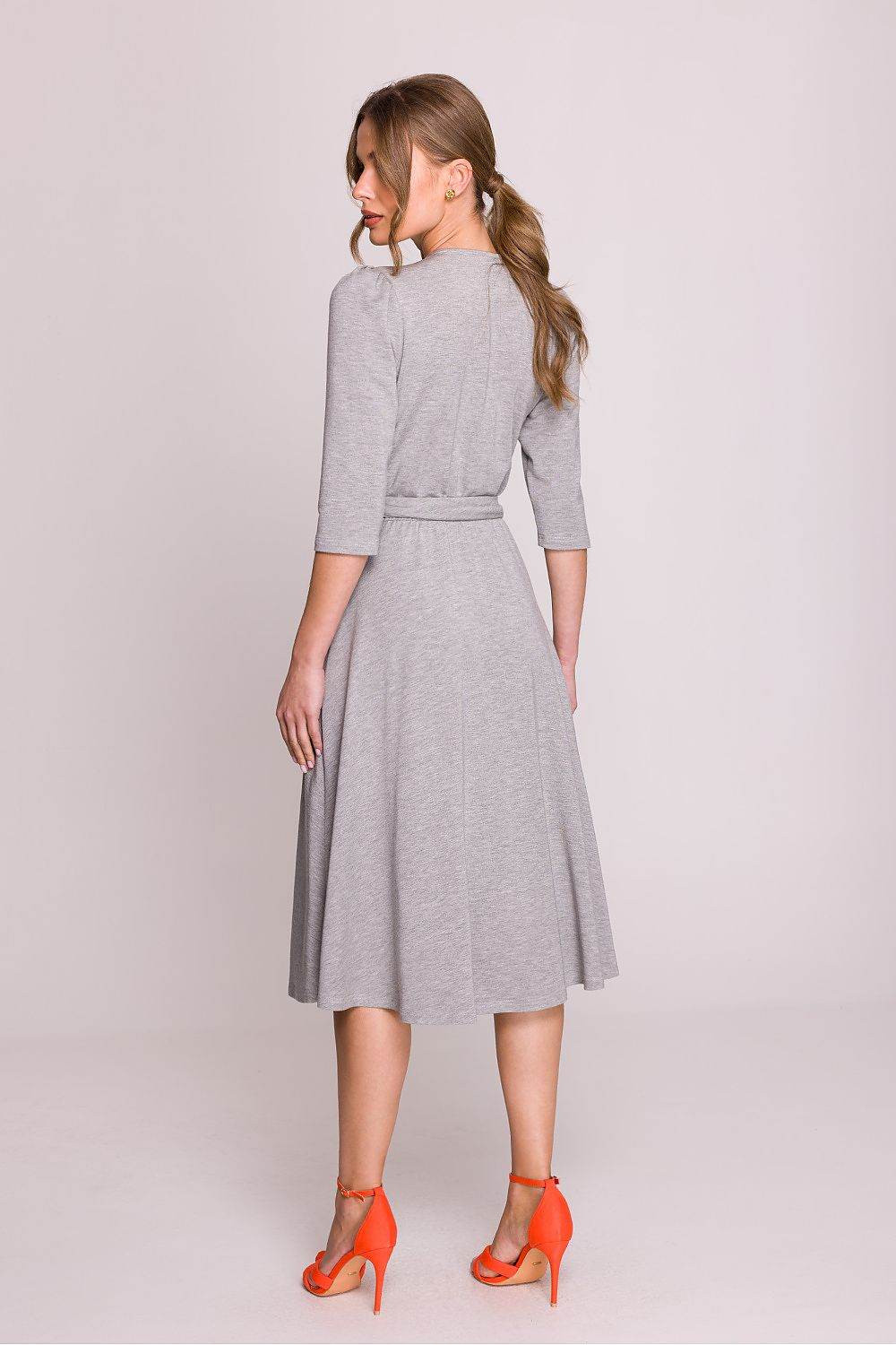 Elegant Modal Daydress with Flattering V-Neck Design - INDIEZ COUTURE