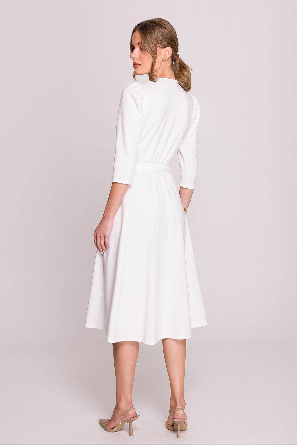 Elegant Modal Daydress with Flattering V-Neck Design - INDIEZ COUTURE