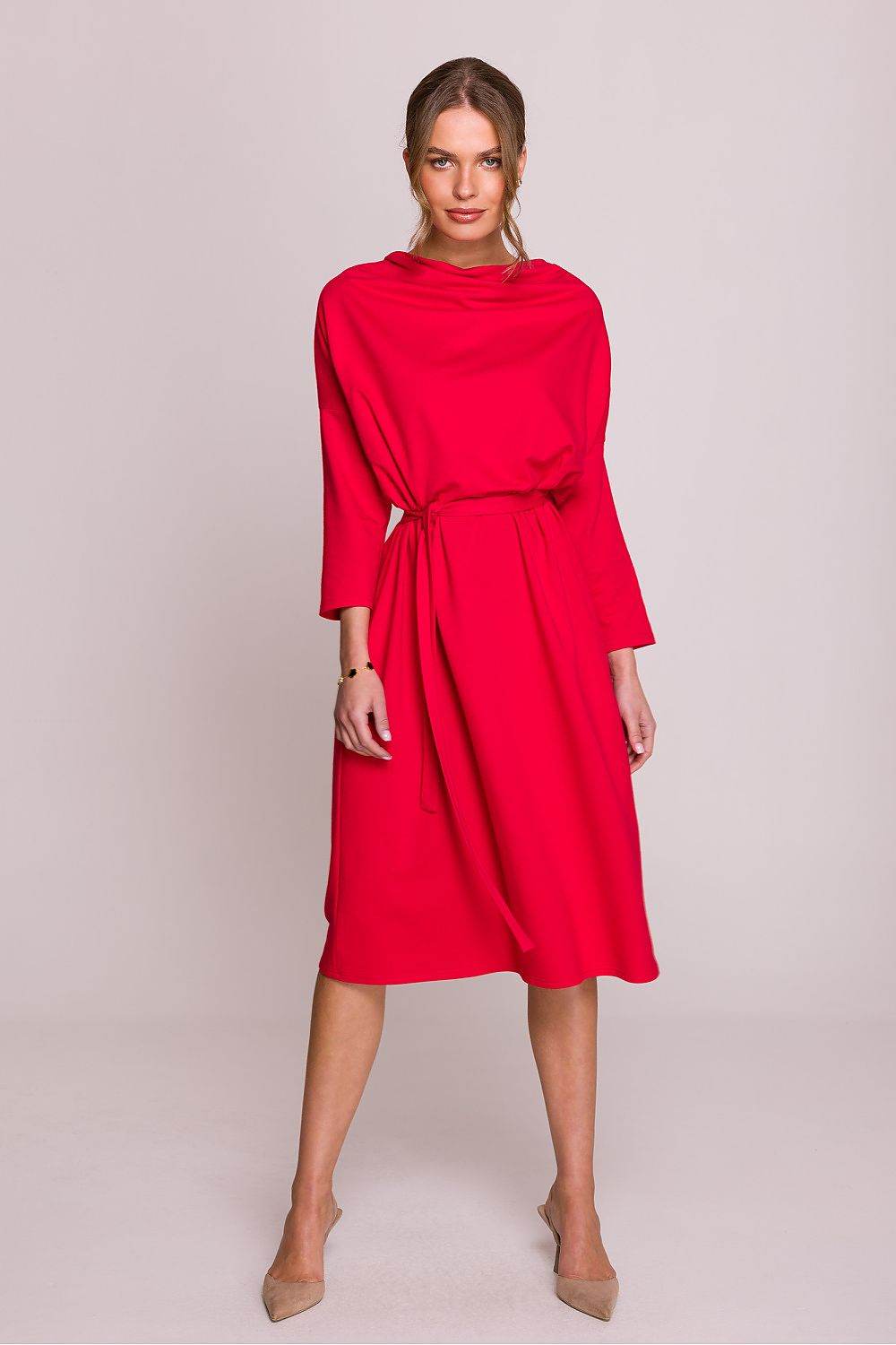 Stylish Oversized Daydress with Adjustable Waistbelt - INDIEZ COUTURE