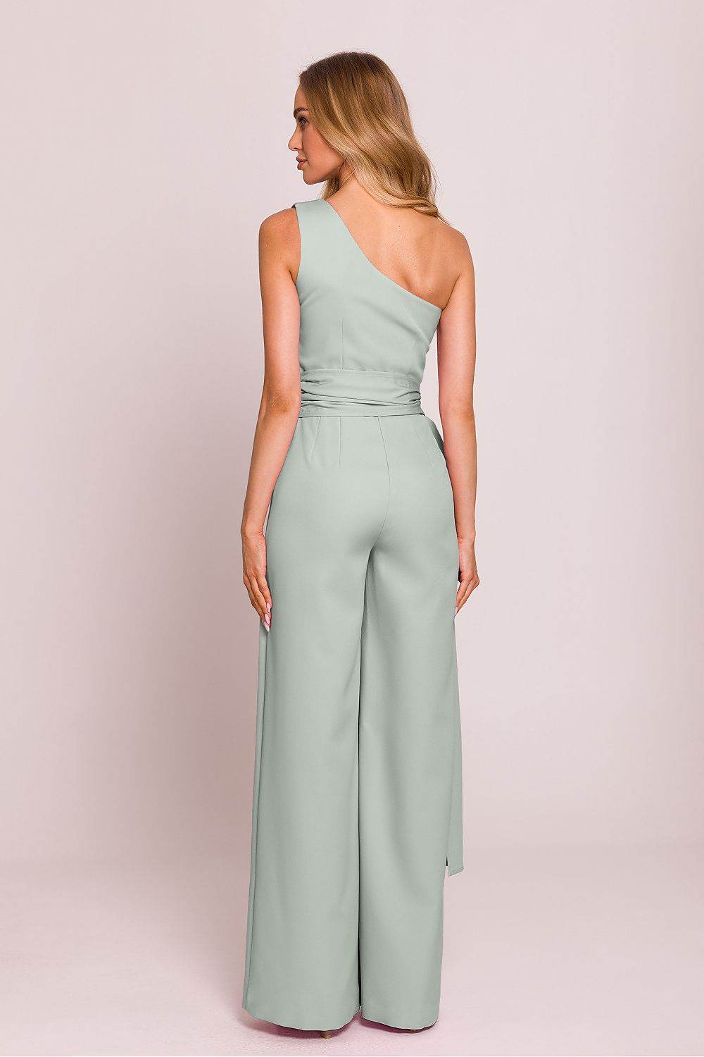 Elegant Asymmetrical Jumpsuit with Eye-Catching Design - INDIEZ COUTURE