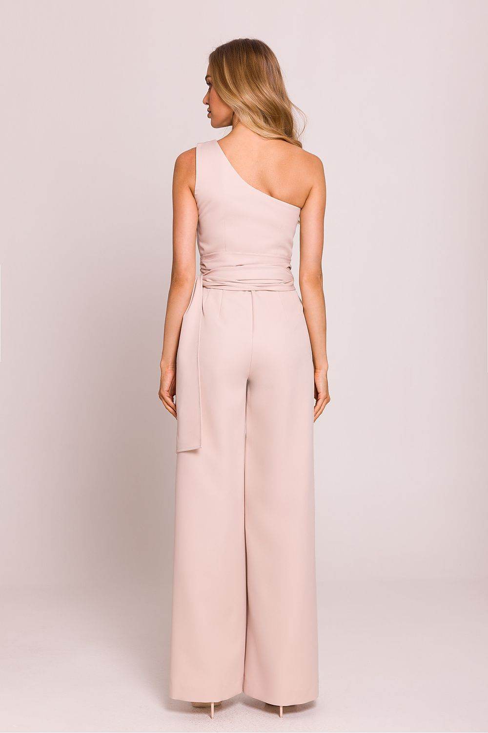 Elegant Asymmetrical Jumpsuit with Eye-Catching Design - INDIEZ COUTURE