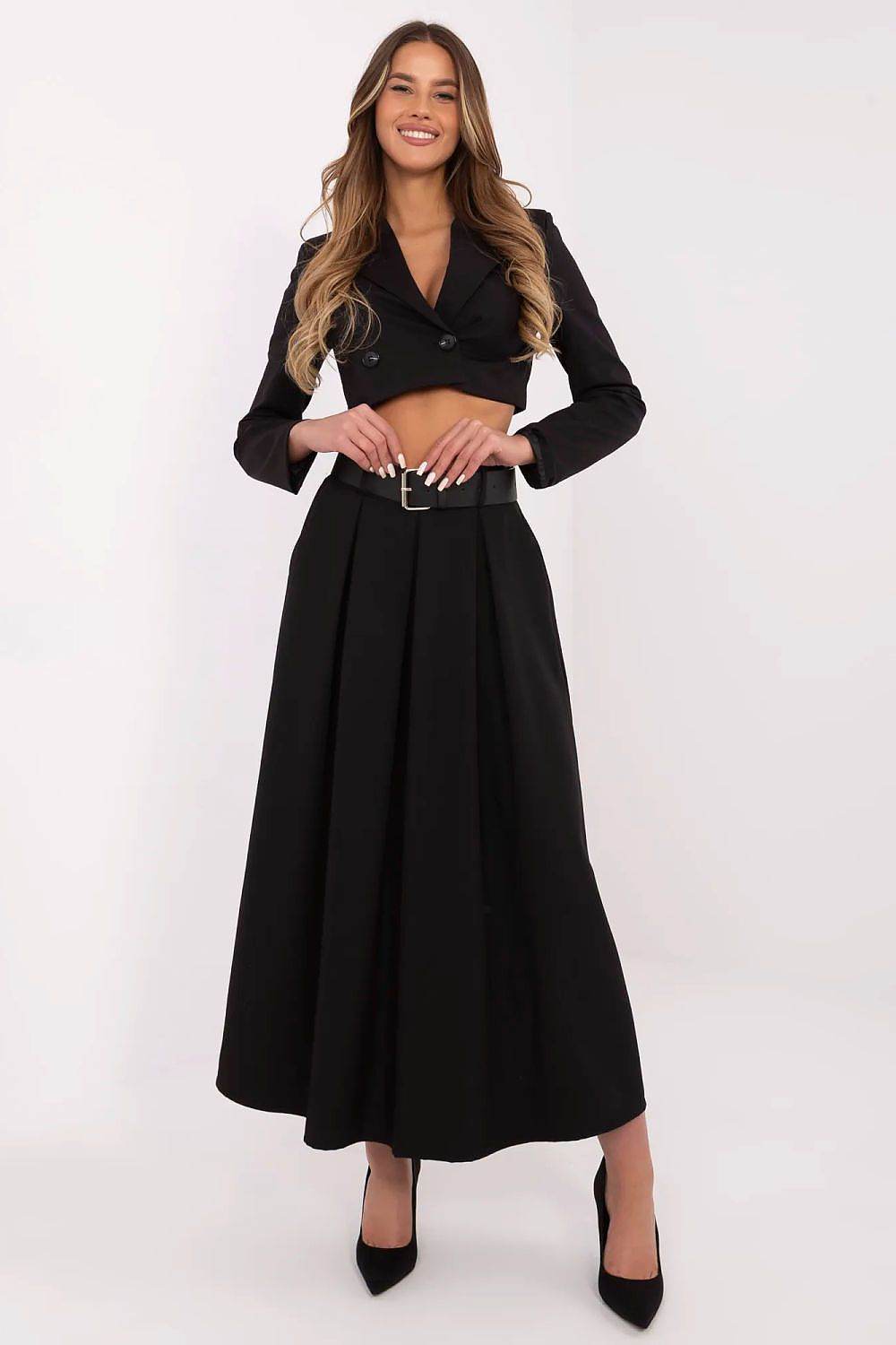 Elegant Long Skirt with Comfortable Fit - INDIEZ COUTURE