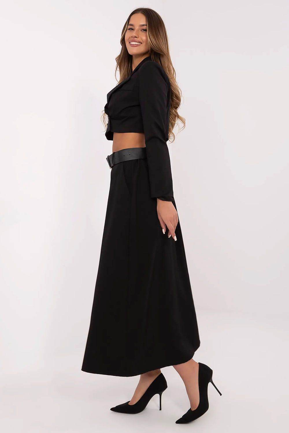 Elegant Long Skirt with Comfortable Fit - INDIEZ COUTURE