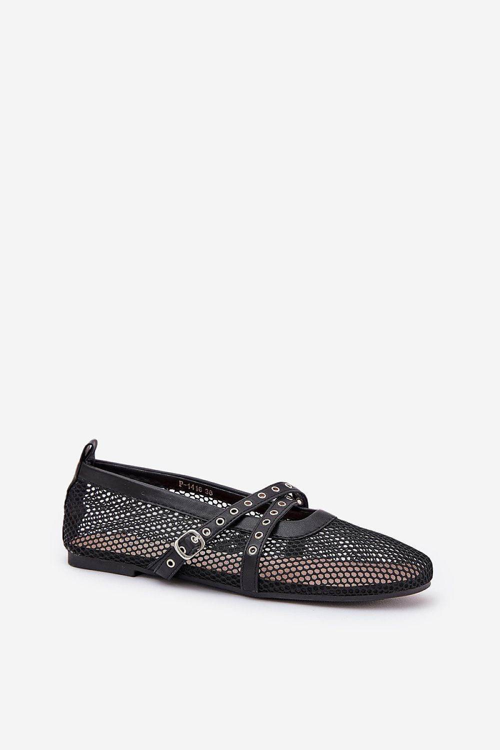 Stylish Ballerina Flats with Breathable Mesh - INDIEZ COUTURE