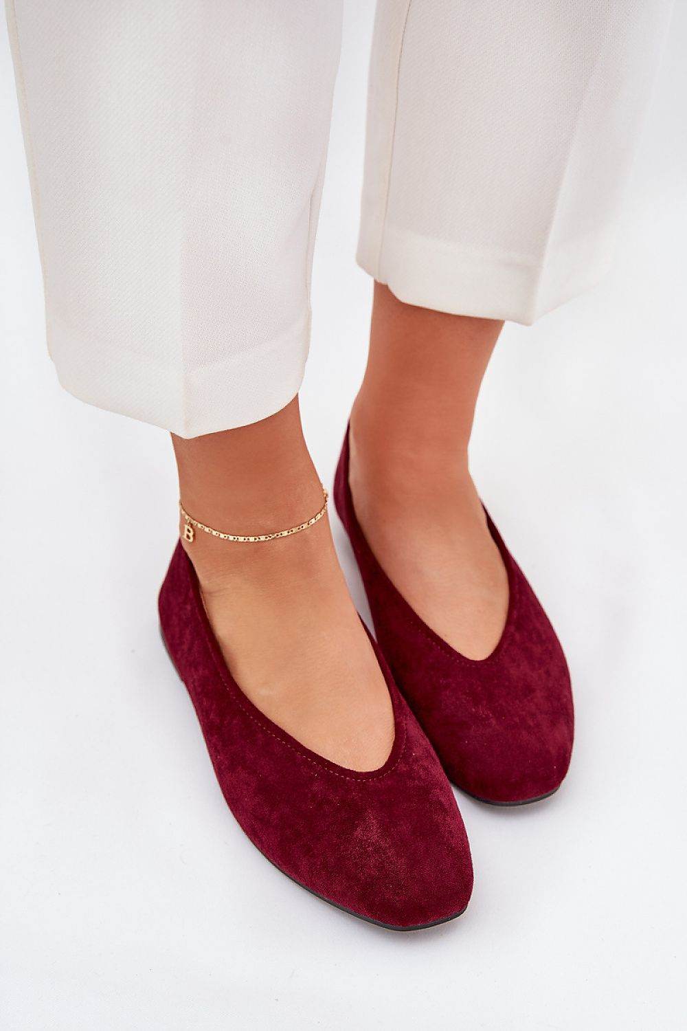 Classic Eco Suede Ballet Flats for Everyday Style - INDIEZ COUTURE