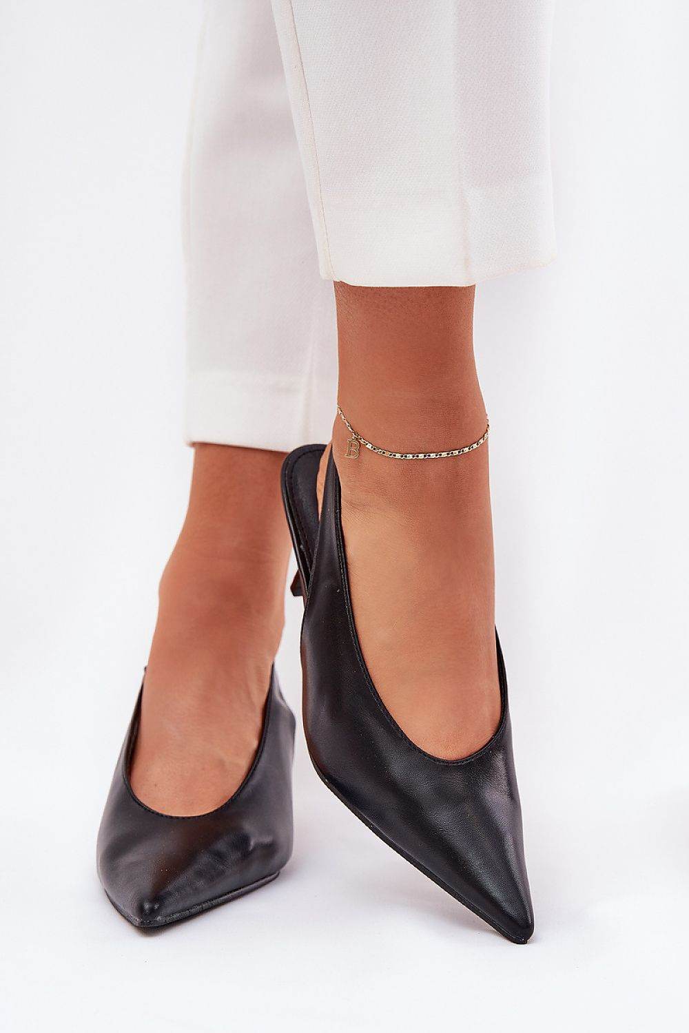 Elegant Eco Leather High Heels with Comfortable Fit - INDIEZ COUTURE