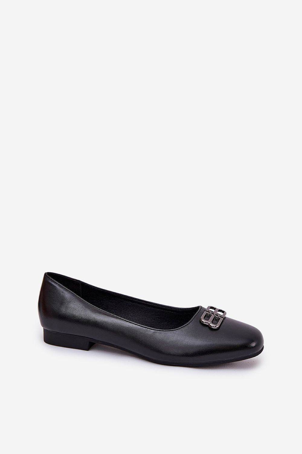 Elegant Eco Leather Ballet Flats with Soft Insole - INDIEZ COUTURE