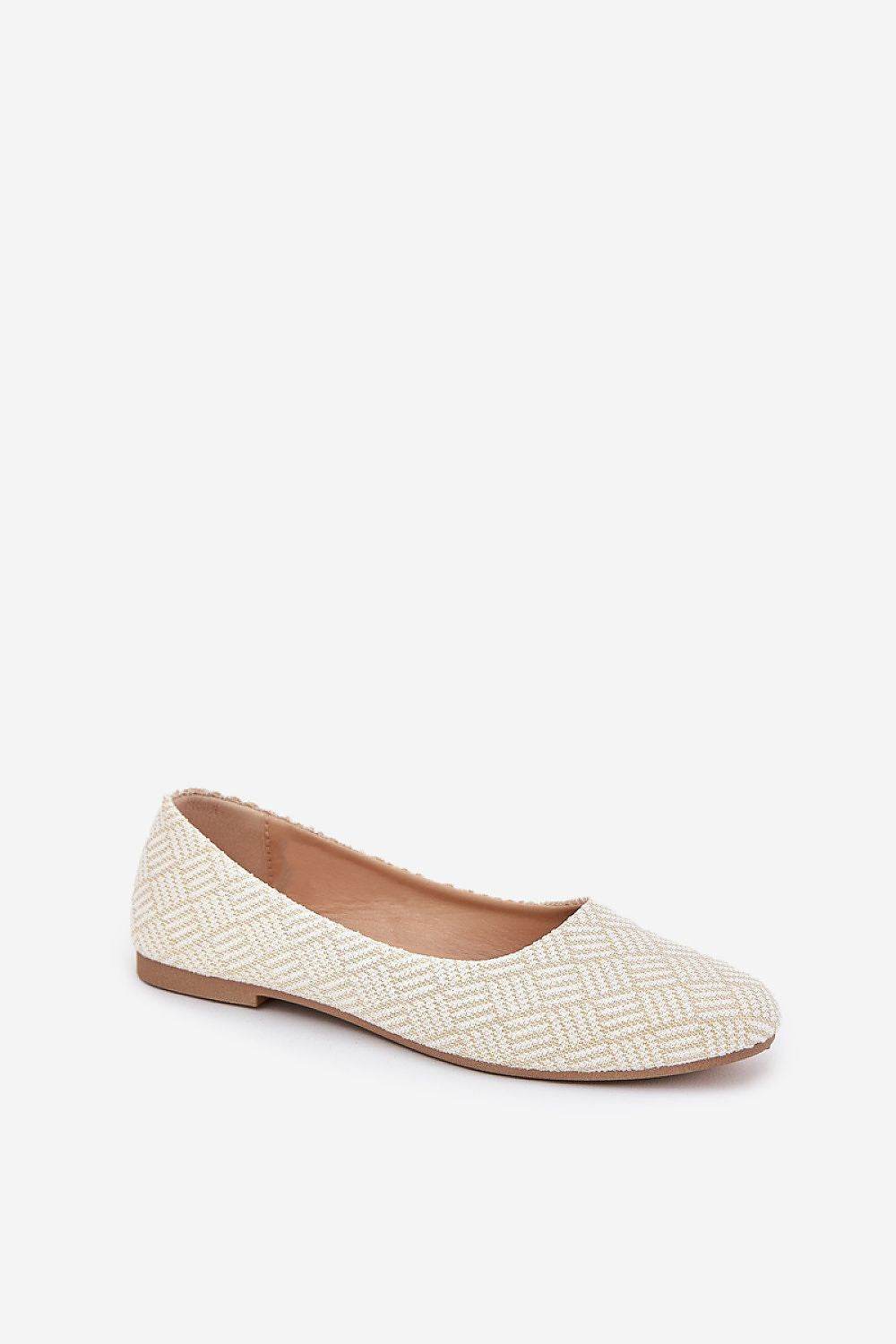 Comfortable Eco Leather Ballet Flats with Sequin Detail - INDIEZ COUTURE