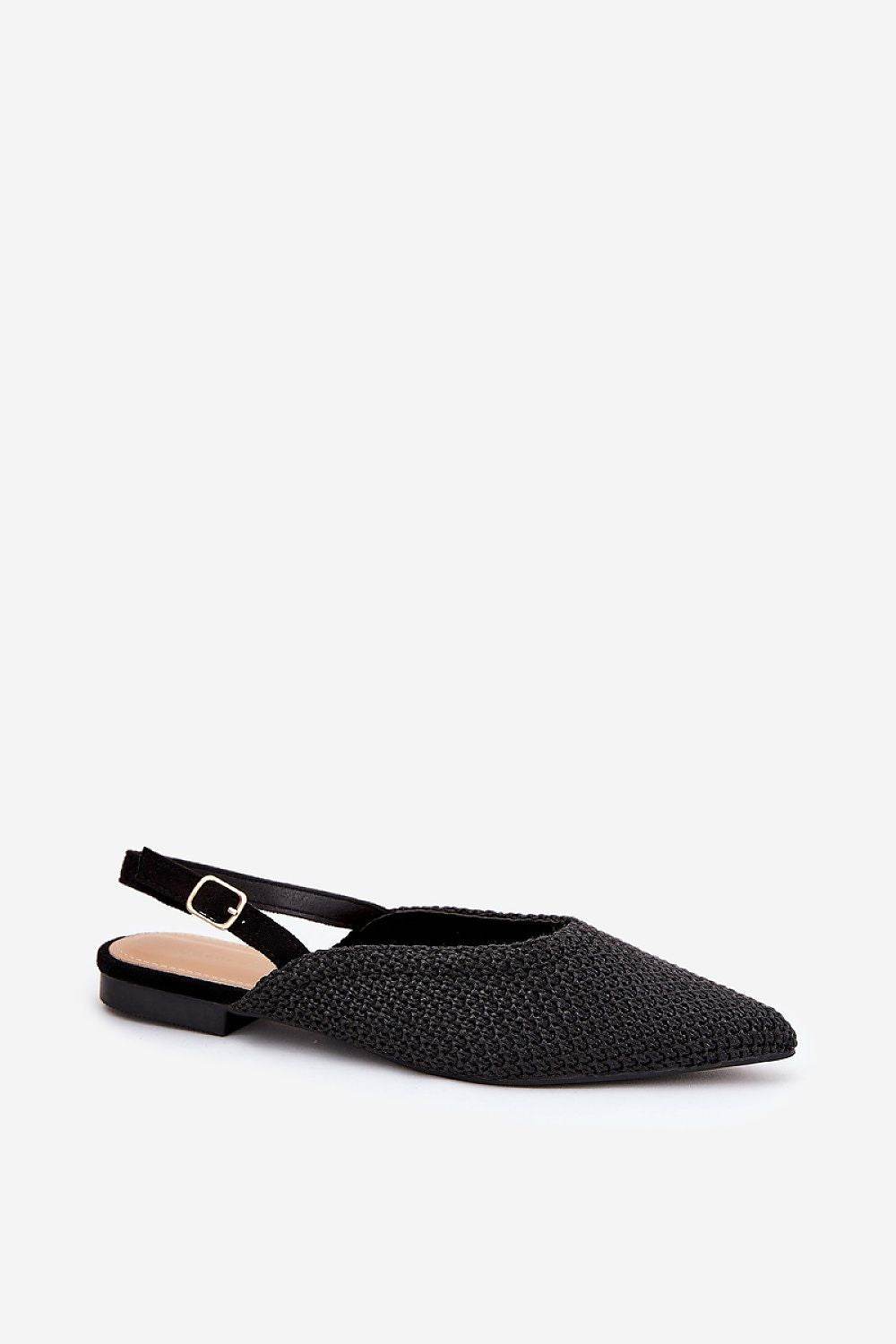 Stylish Ballet Flats with Adjustable Buckle Strap - INDIEZ COUTURE