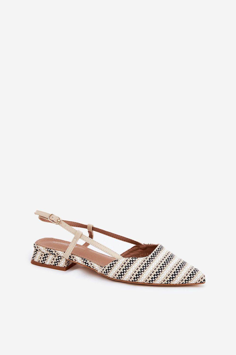 Stylish Ballet Flats with Adjustable Buckle Strap - INDIEZ COUTURE